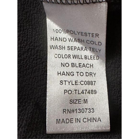 NWT Umgee bohemian black loose fit double ruffle sleeve top - Picture 7 of 7